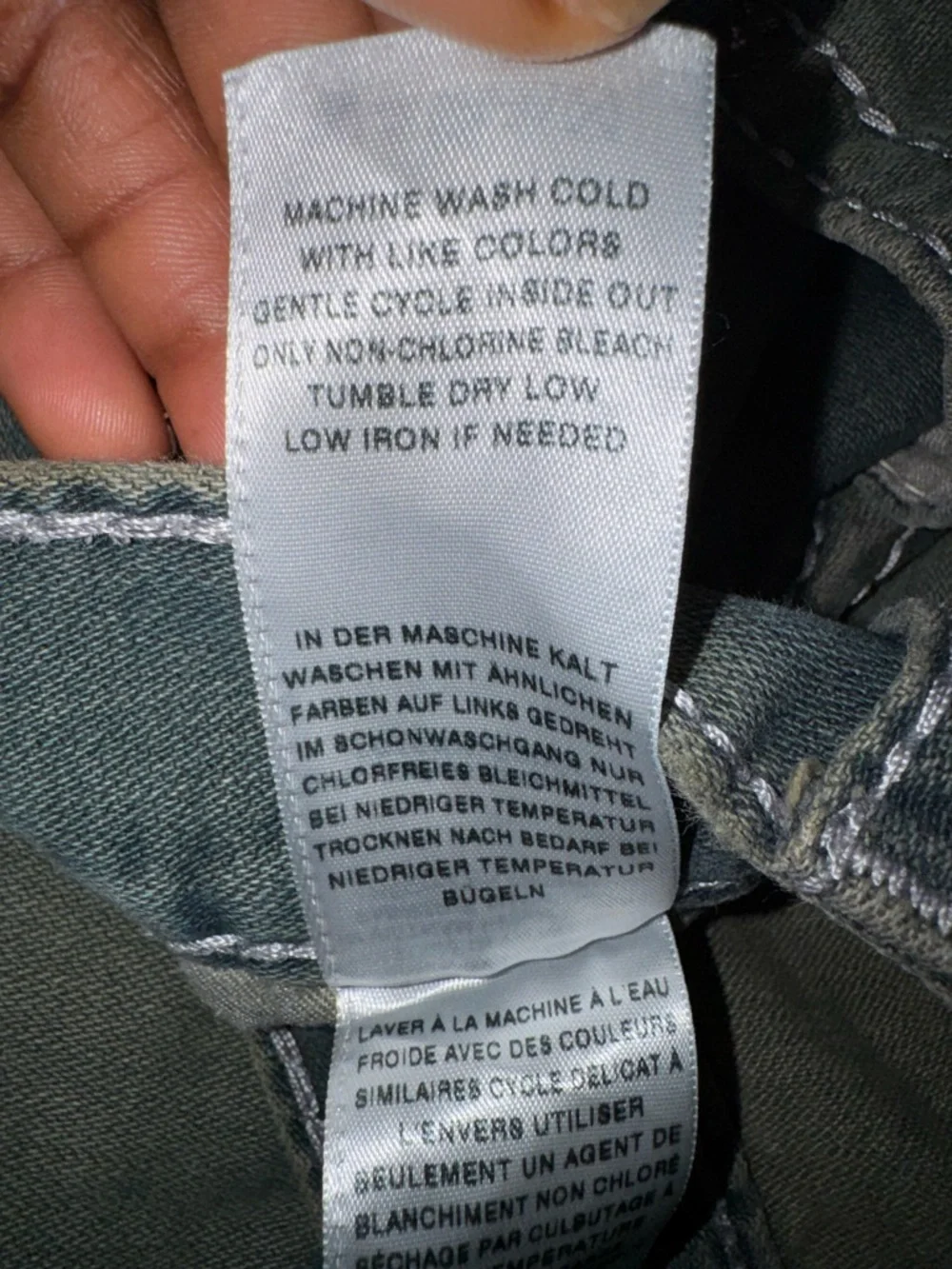 True Religion Men's Olive Straight Jeans